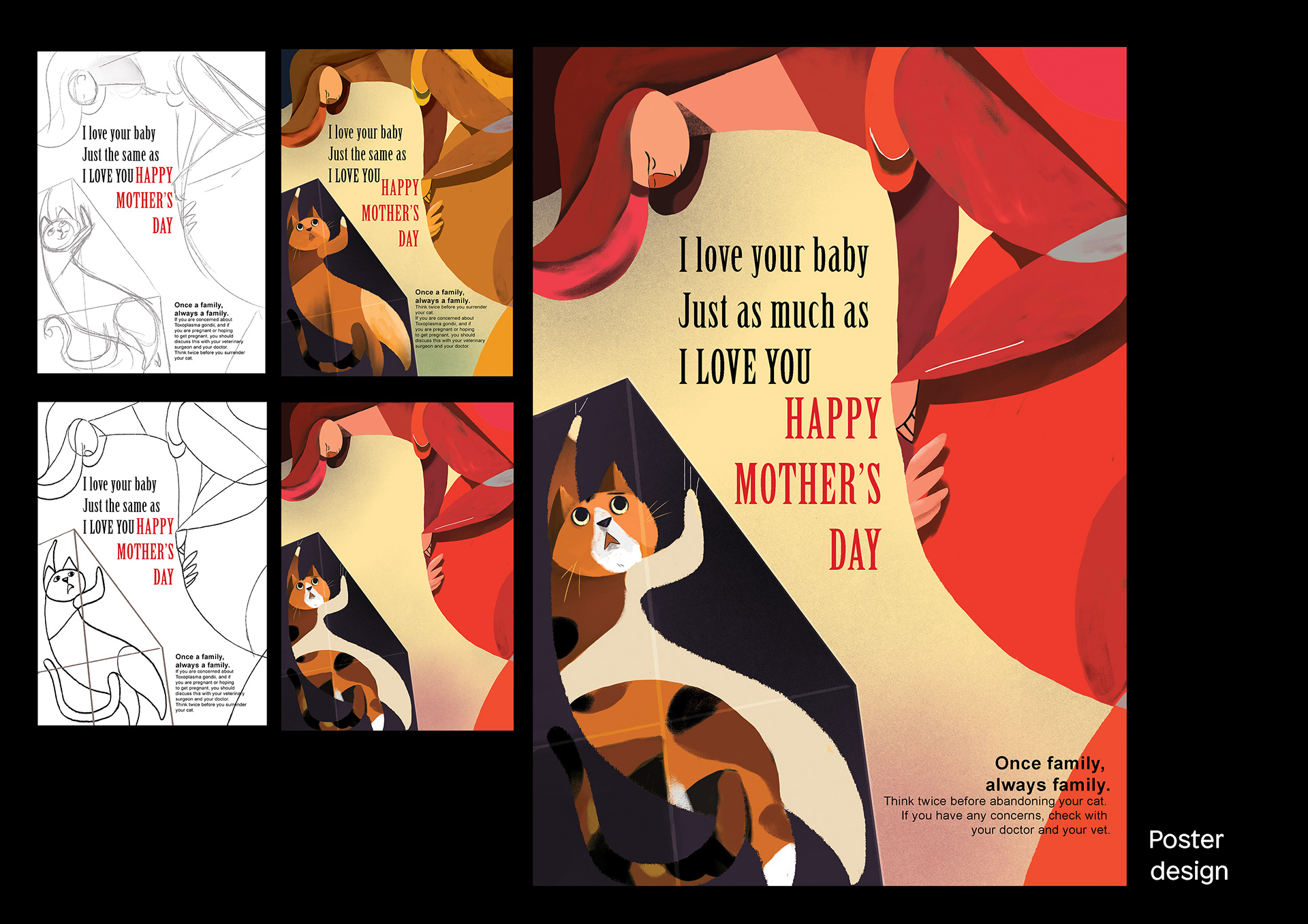 Poster design for individual client
