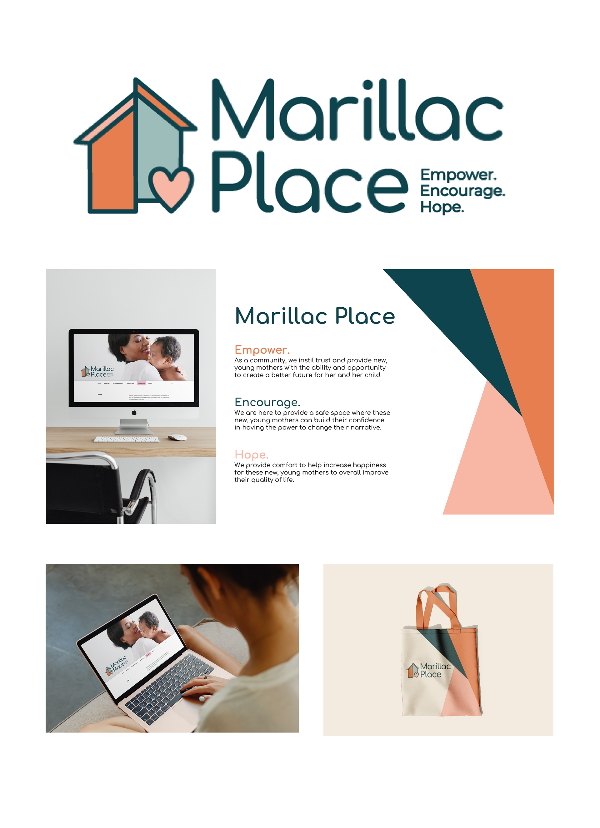 Logo and Brandguide made for Marillac place for CD4SG