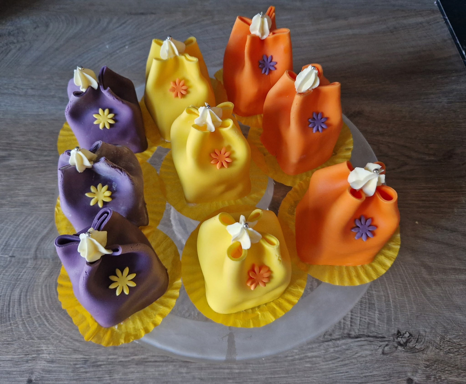 Kasteeltjes in 3 kleuren