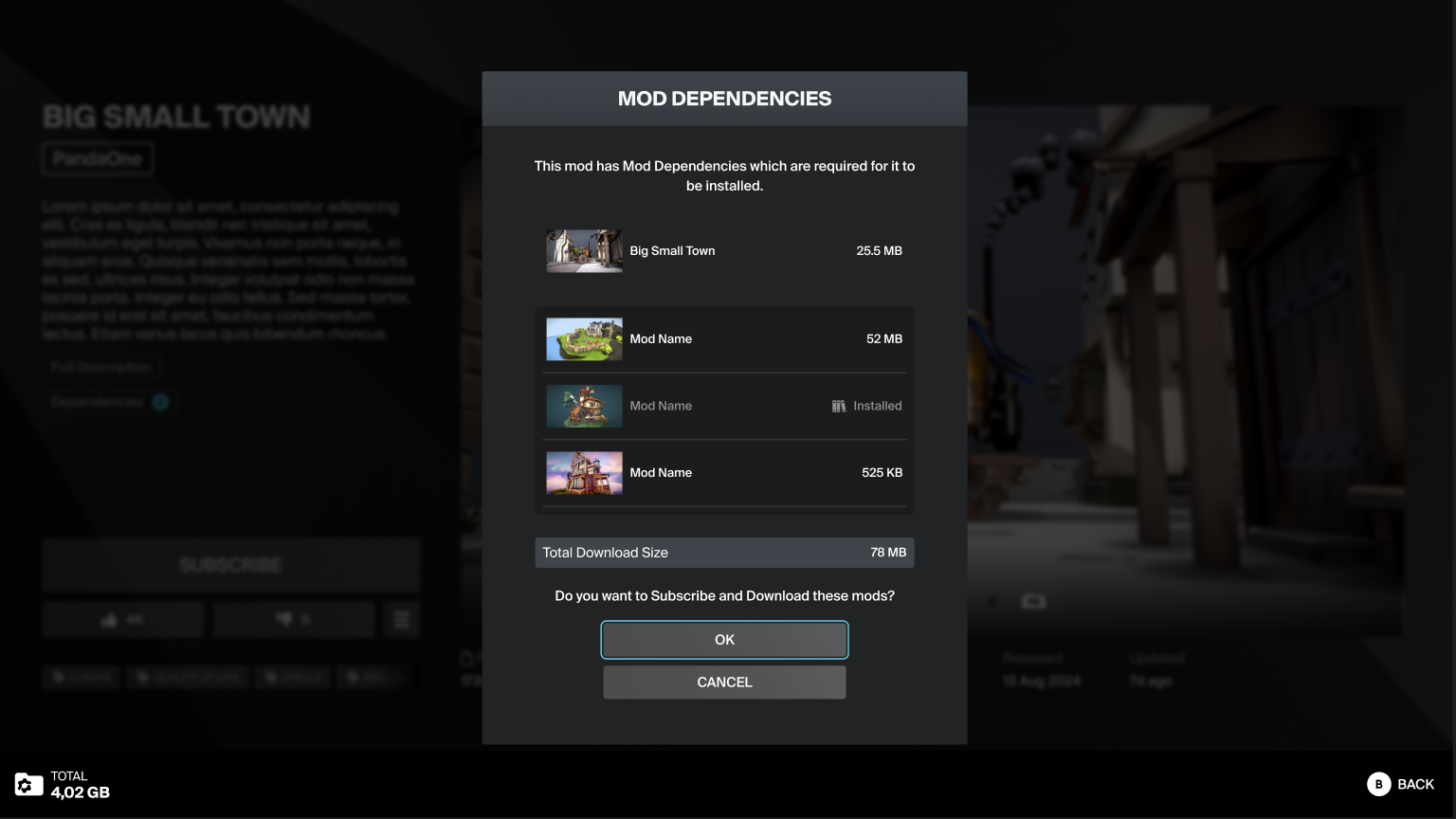 Mod Dependencies List
