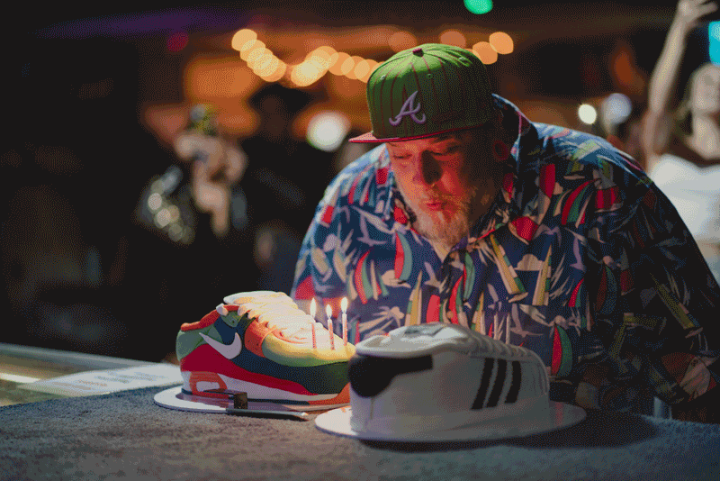 Blowing Out the Candles, Created with Photoshop