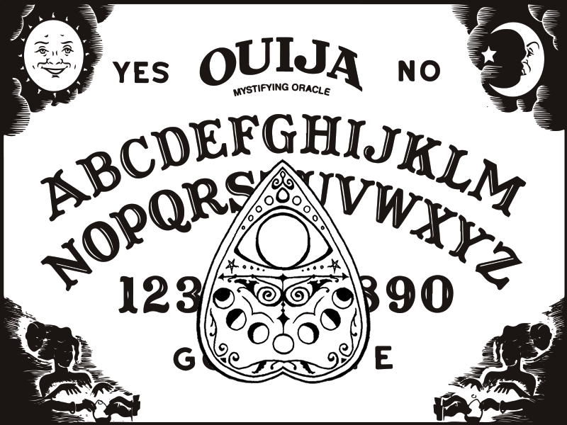 Ouija Gif, Created with Photoshop