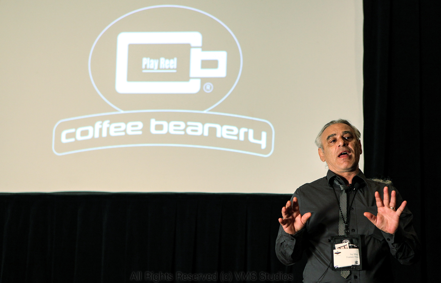 Feature This! fmr President Jay May, speaking at Coffee Beanery Convention