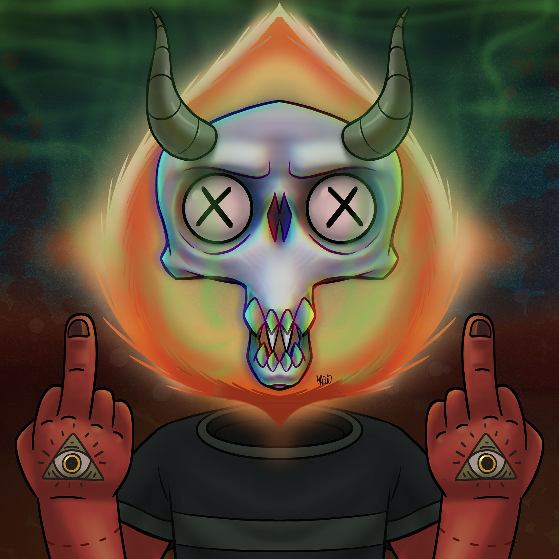 NFT art concept