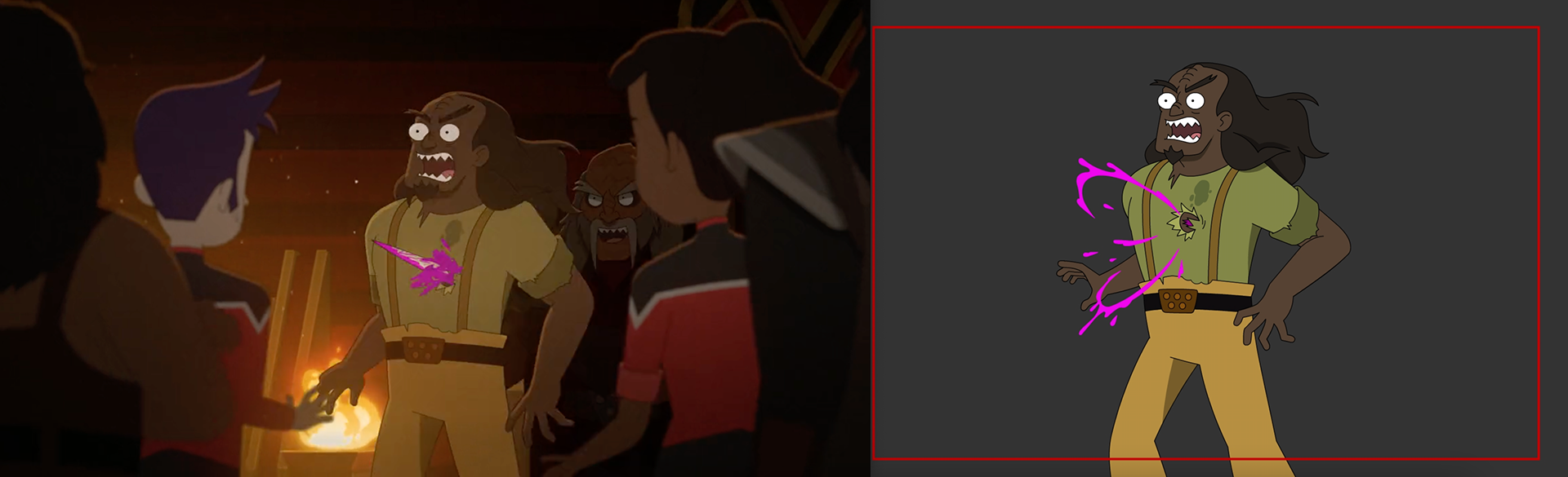 special pose vs. on air shot