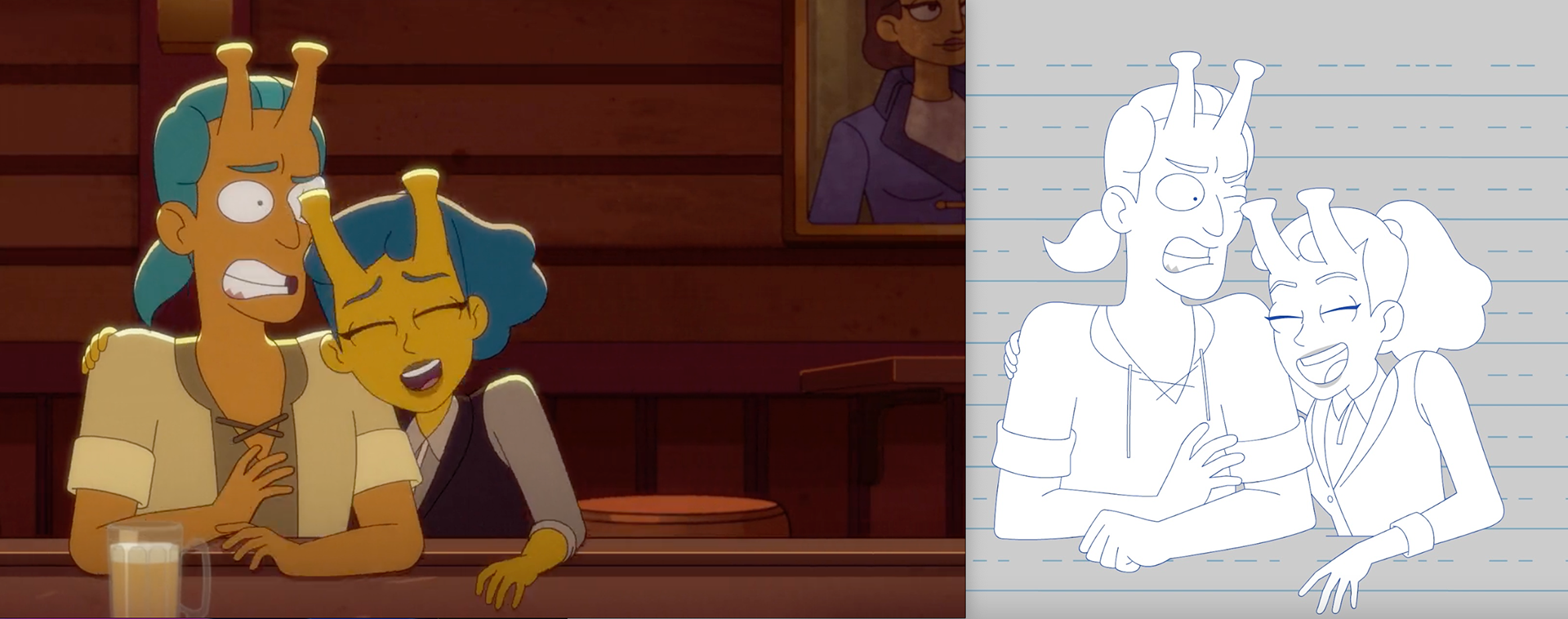 special pose vs. on air shot