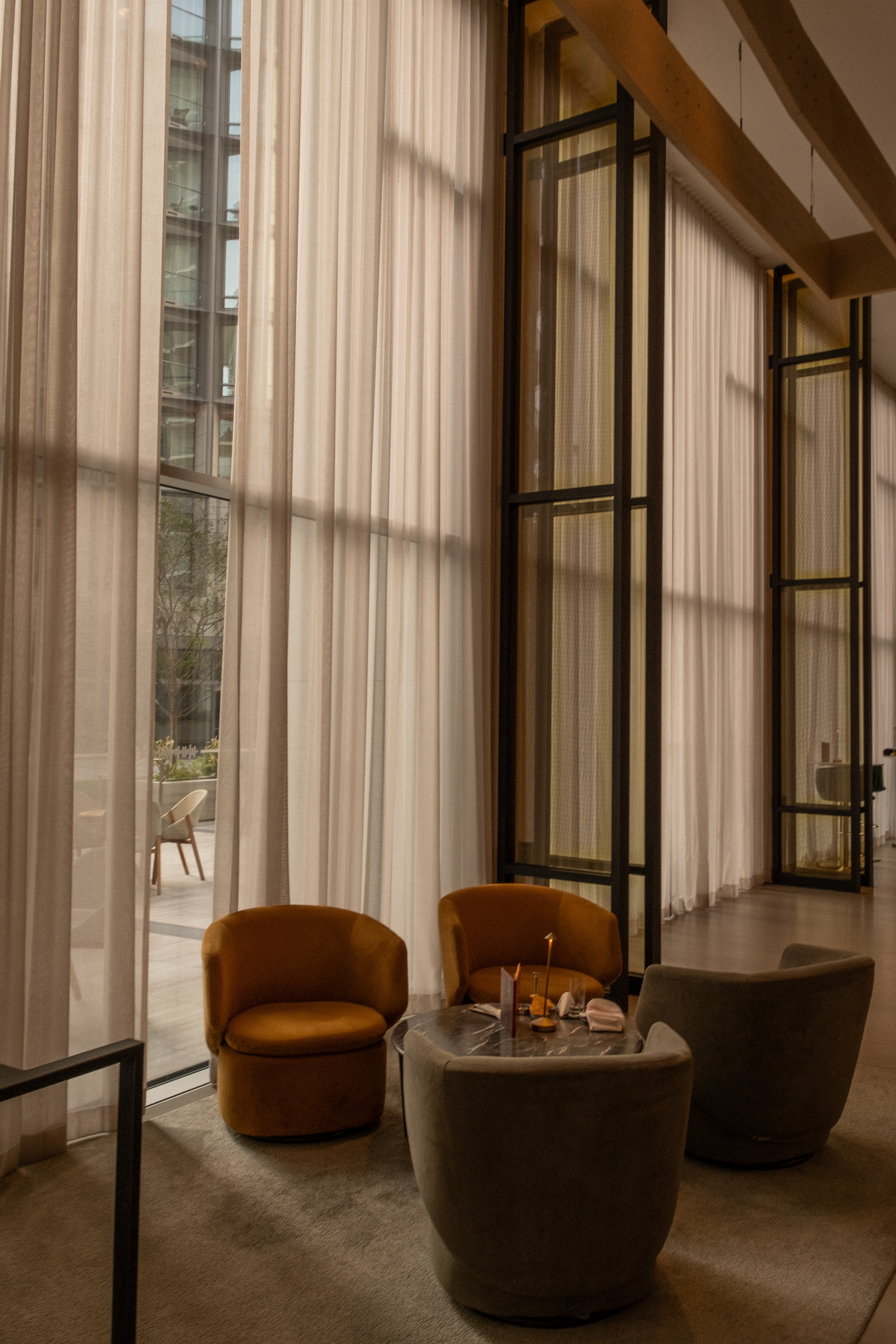 Editorial Hotel Photography | Lounge at Fairmont Century Plaza Hotel at Beverly Hills