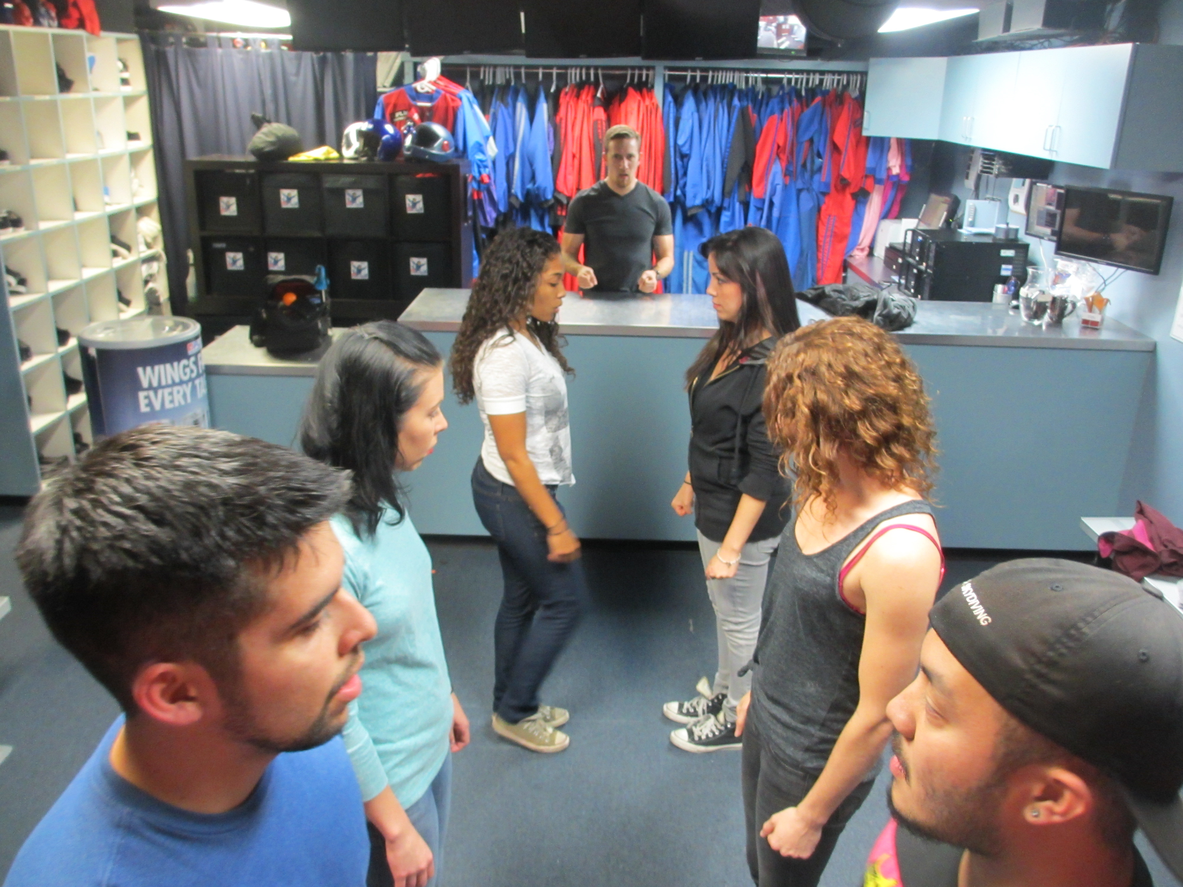 Practicing choreogrpahy