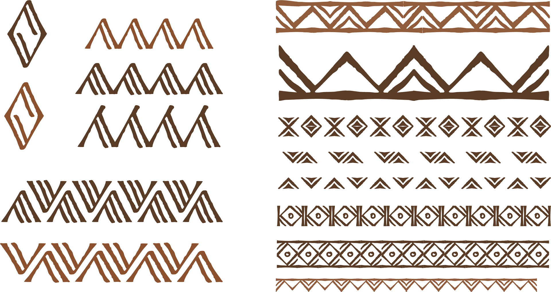 Elementos de apoio inspirados na tipografia