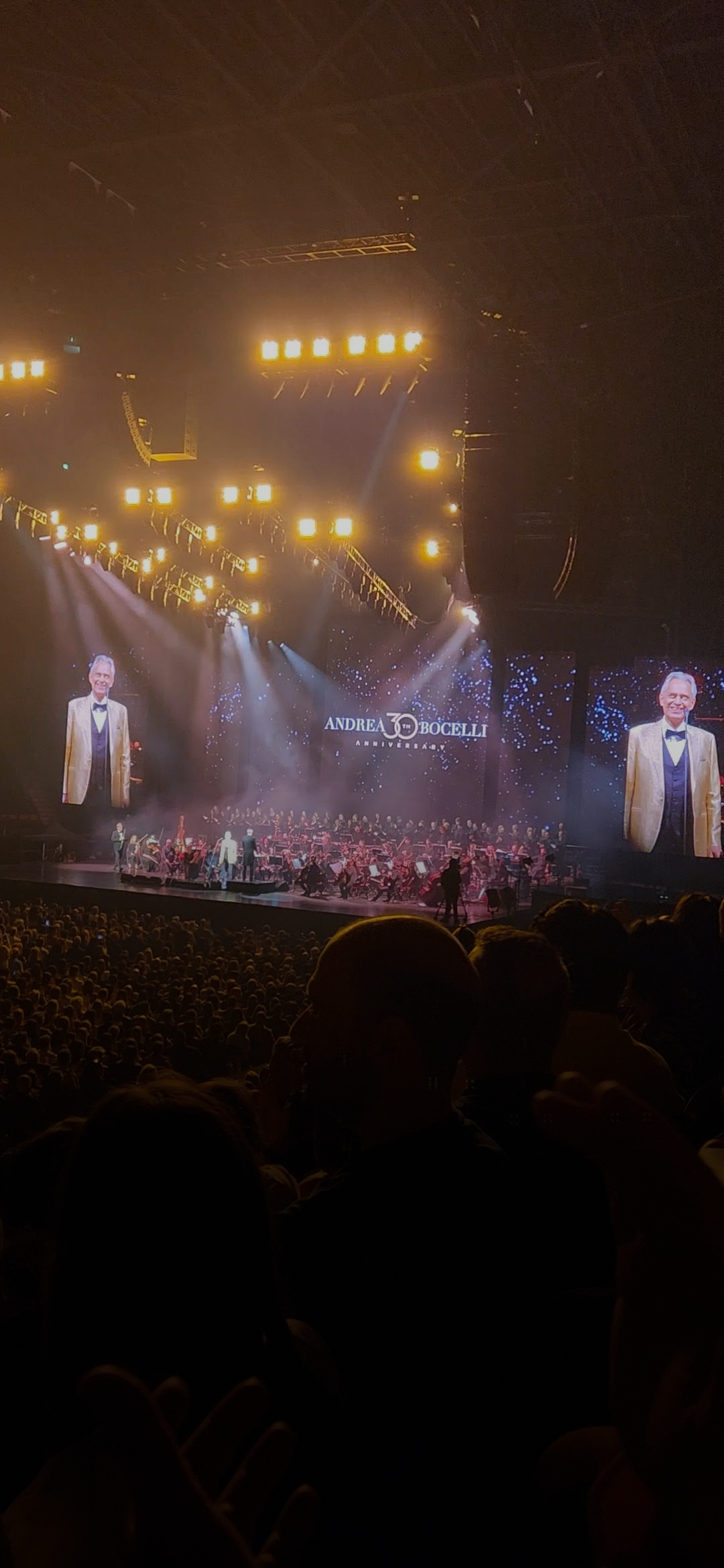 Andrea Bocelli's Performance.