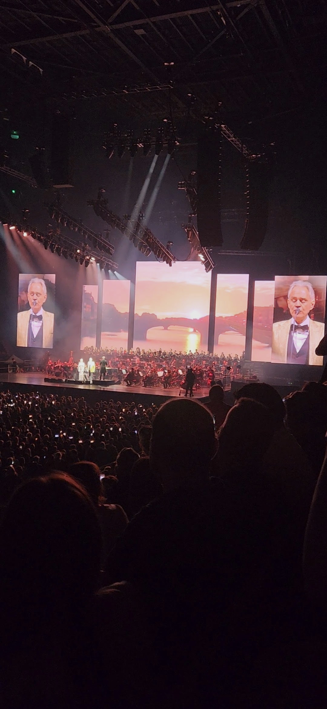 Andrea Bocelli's Performance.