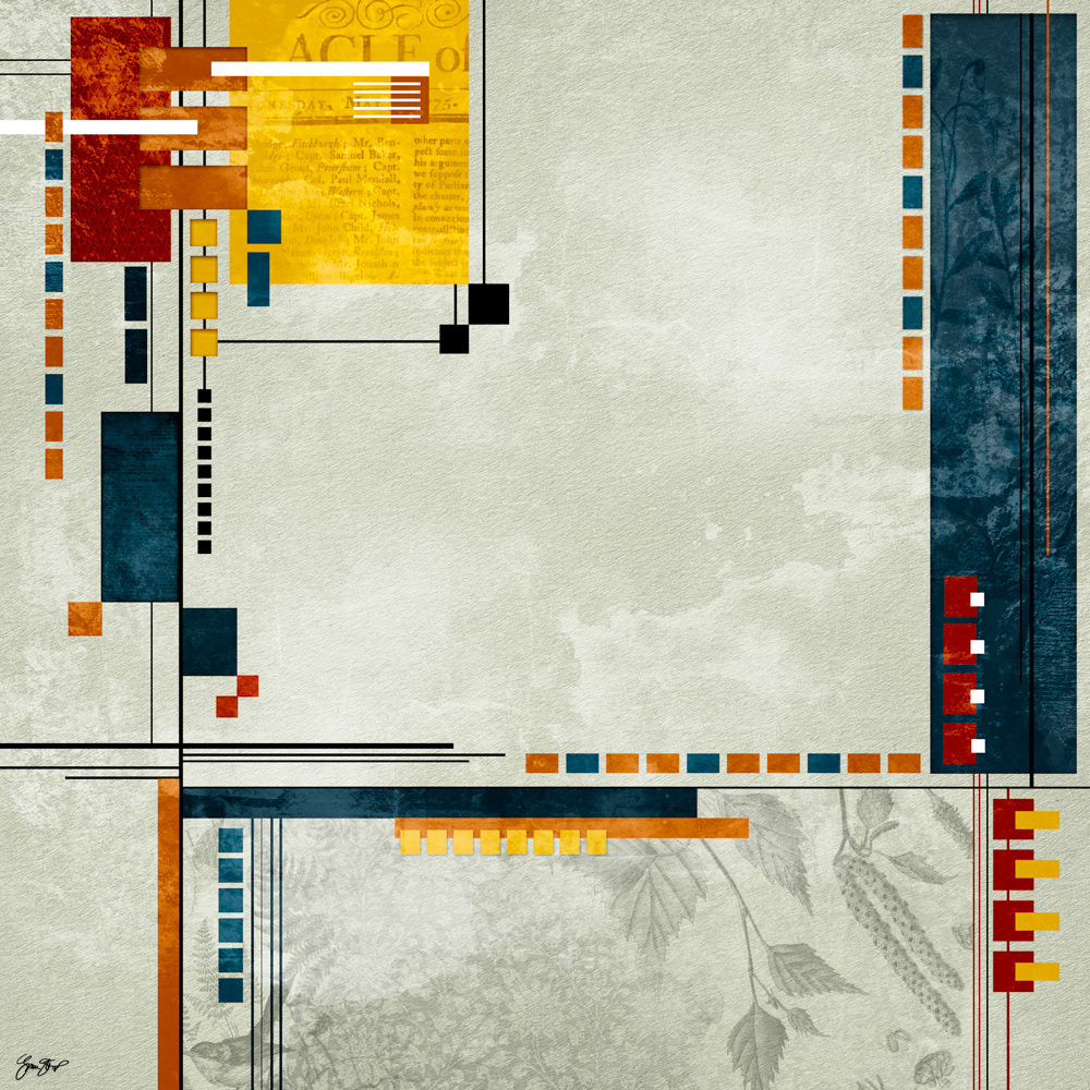 Mixed media art by Gina Startup