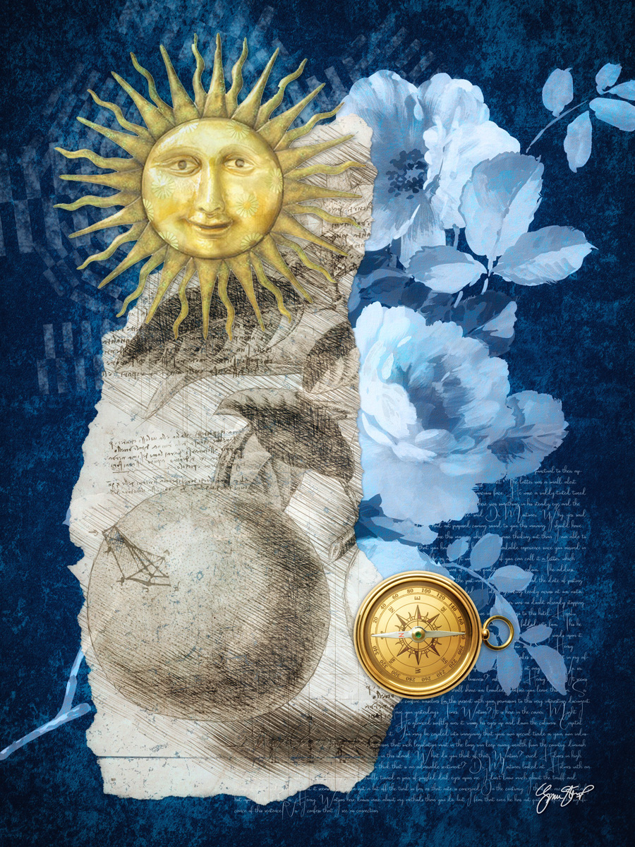 Collage art by Gina Startup