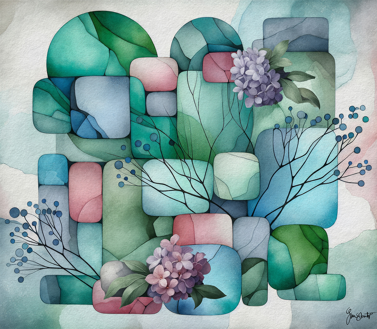 Fragments of Blue Memory by Gina Startup 