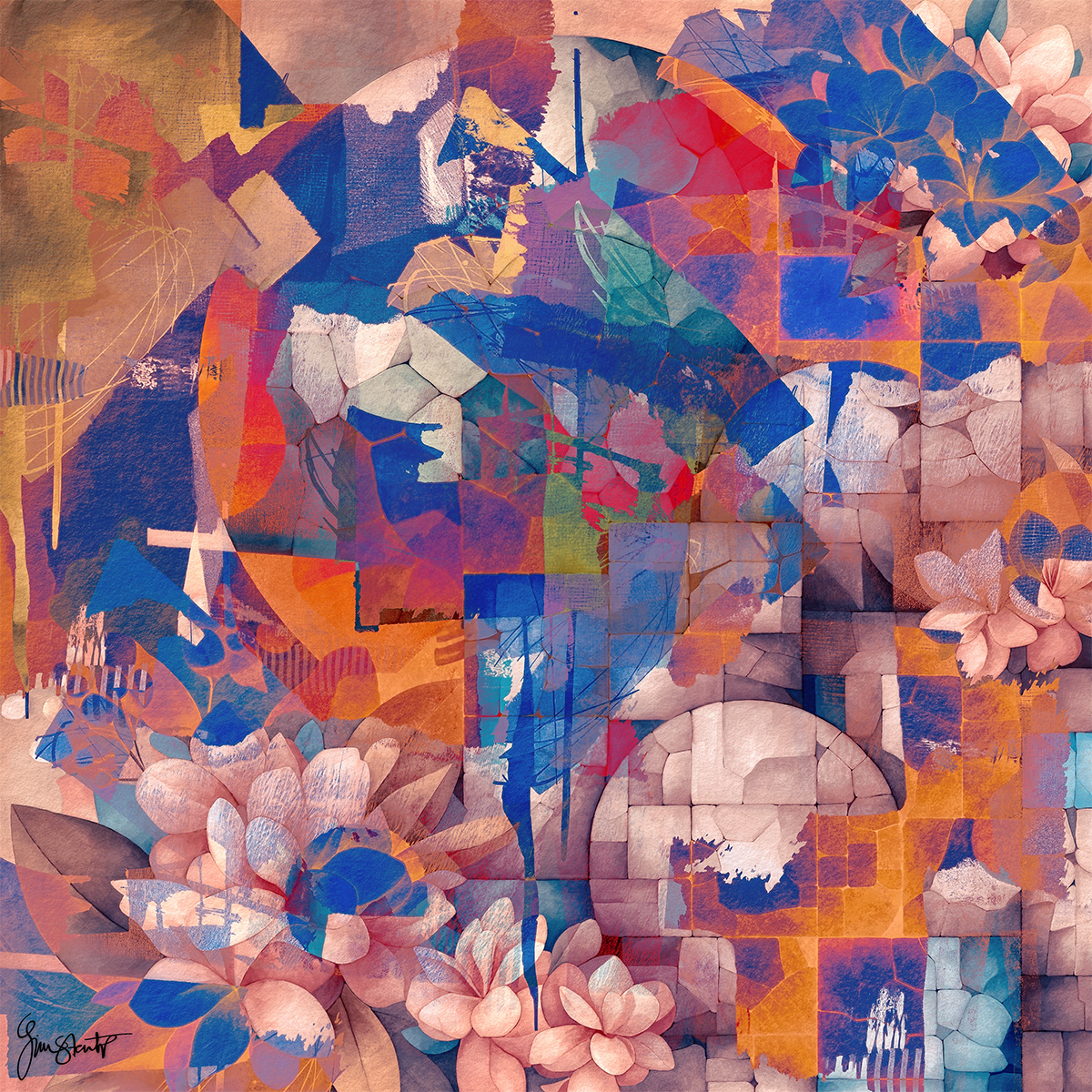 Magnolia Harvest by Gina Startup 