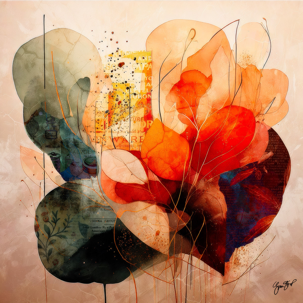 Orange Chaos by Gina Startup
