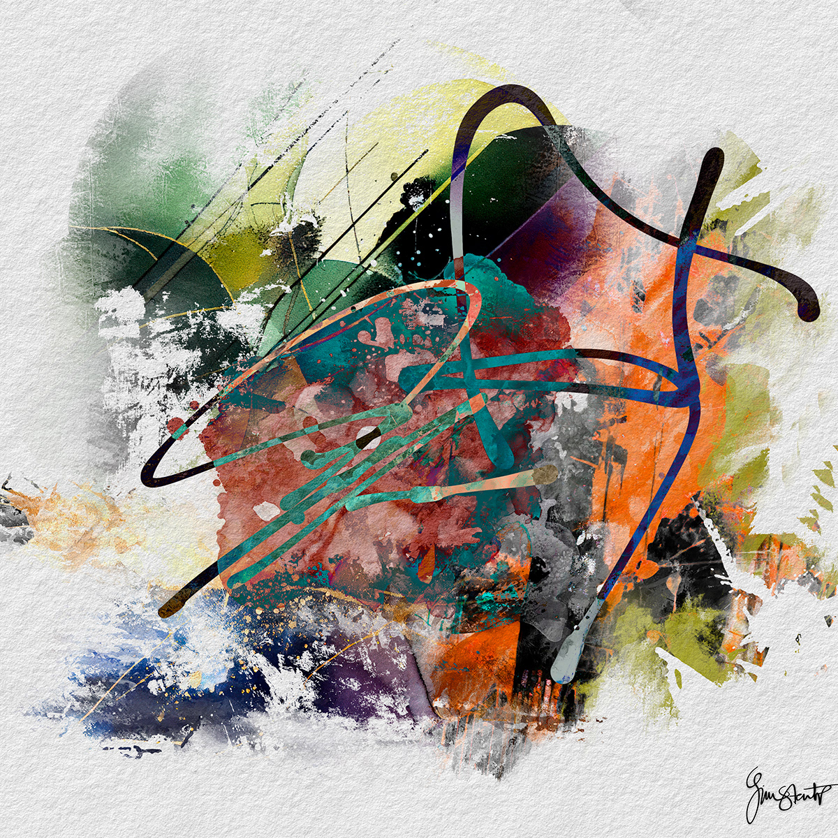 Slowly Swirled Past by Gina Startup 