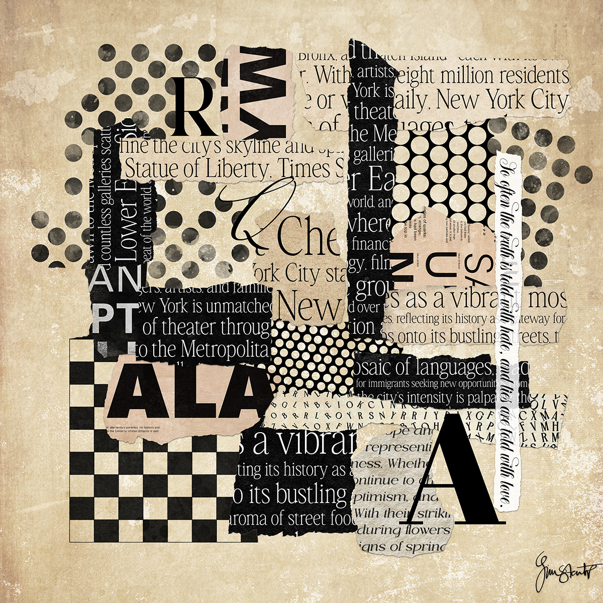 Bustling Metro by Gina Startup 