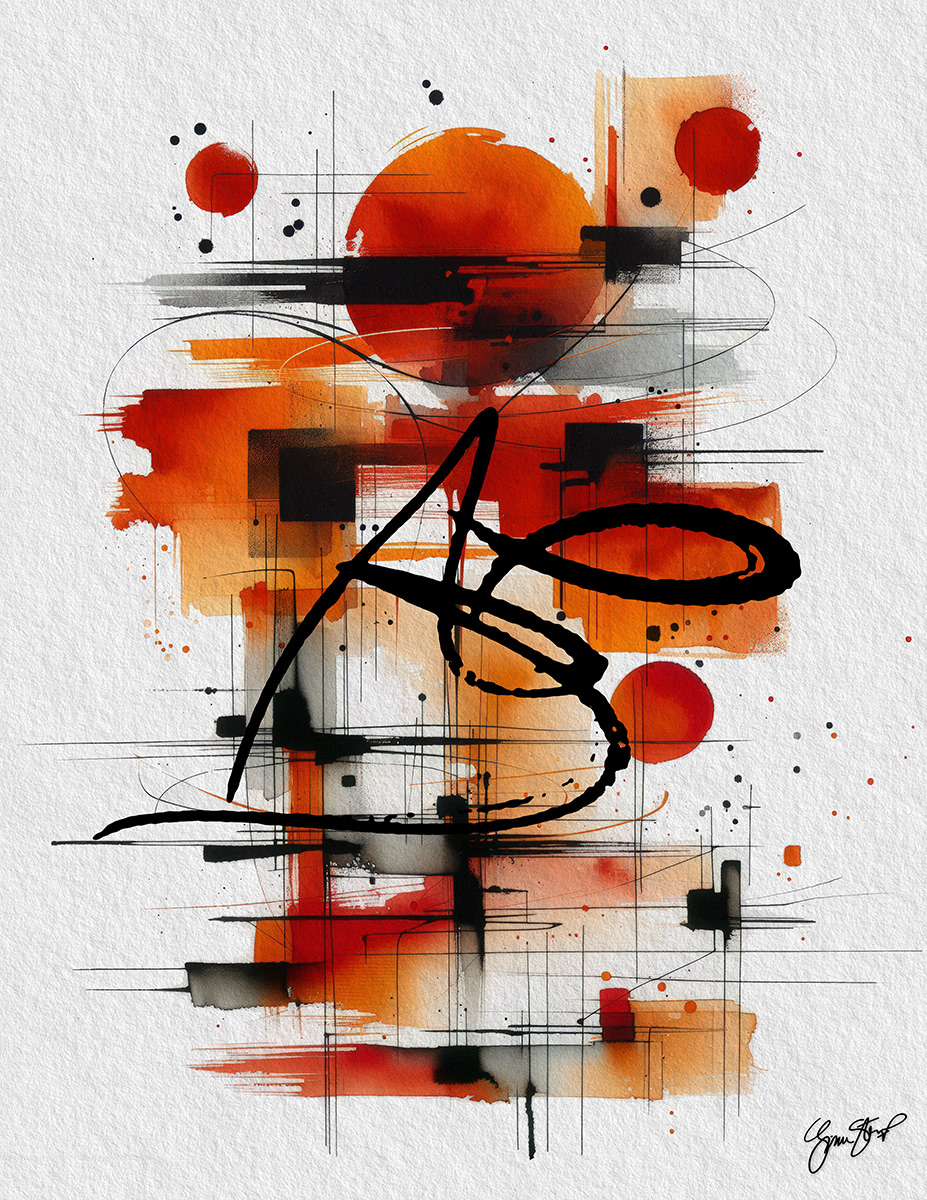 Dance in Abstract Form by Gina Startup 