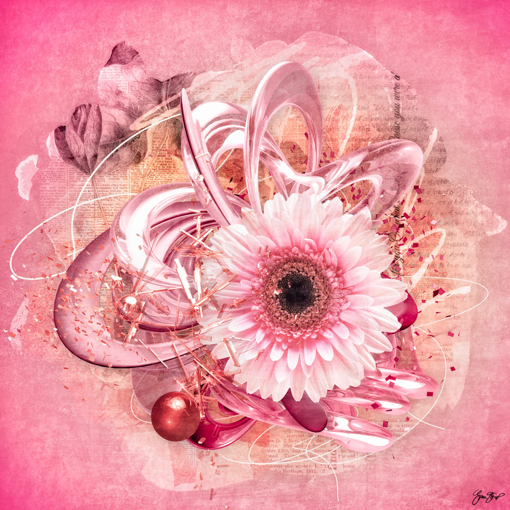 3D Collage art by Gina Startup