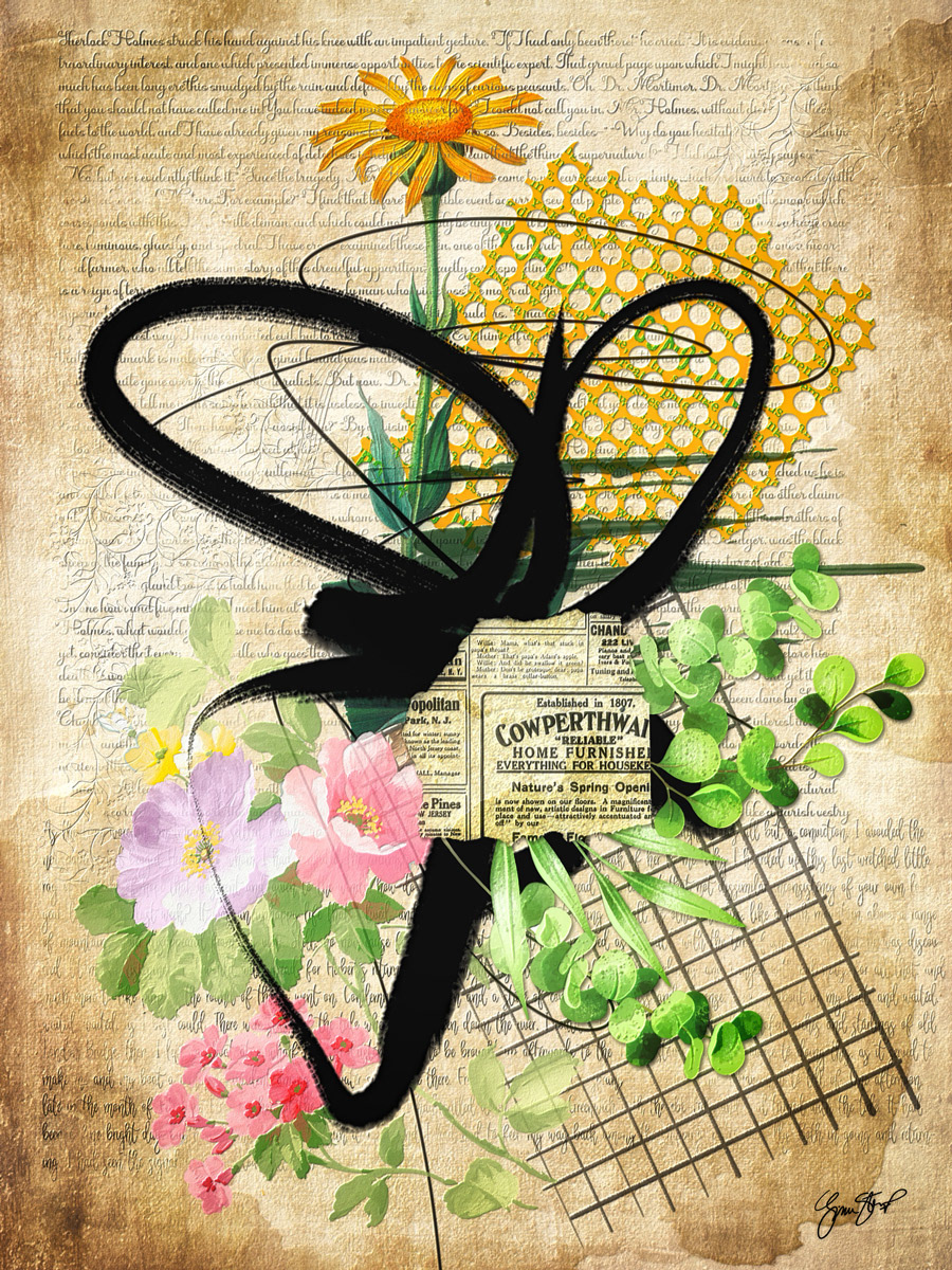 Collage art by Gina Startup