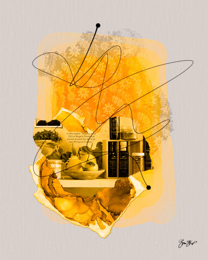 Collage art by Gina Startup