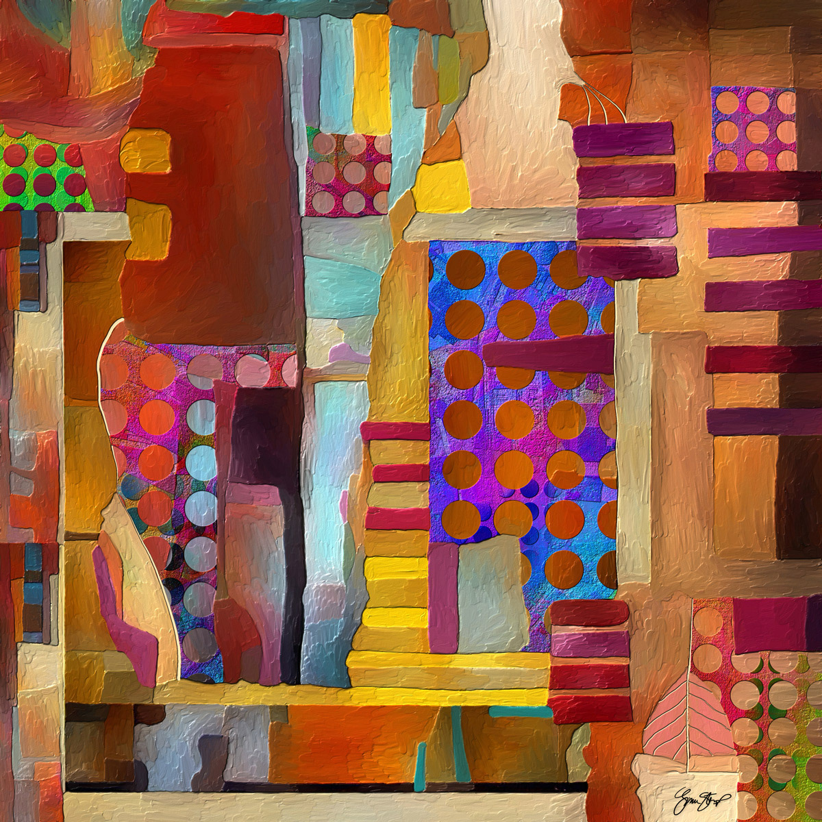 Abstract art by Gina Startup