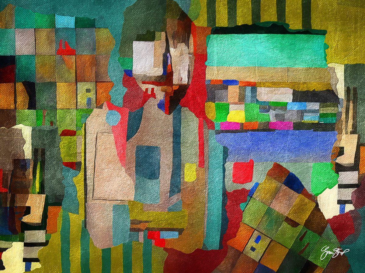 Abstract art by Gina Startup