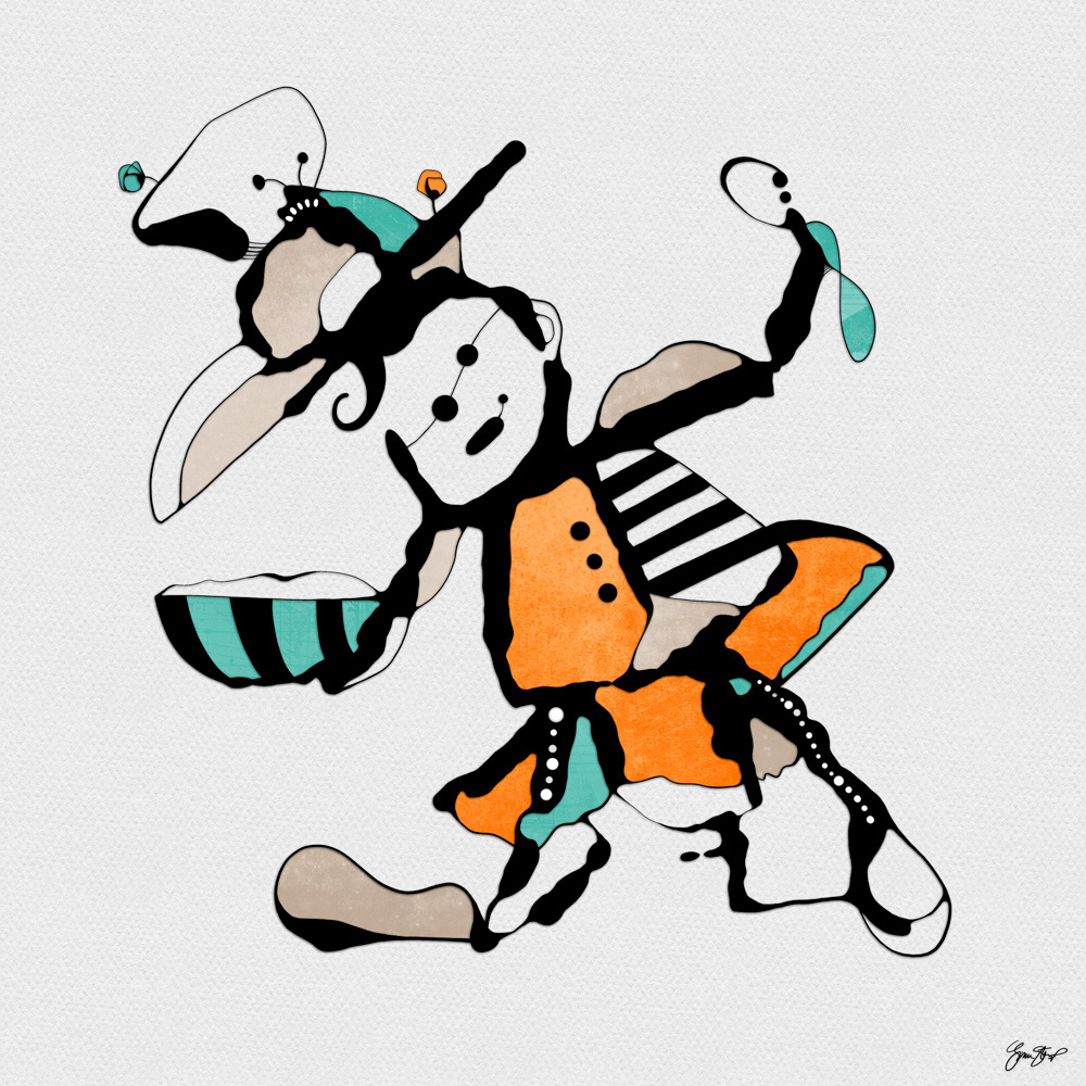 Digital Ink Art by Gina Startup