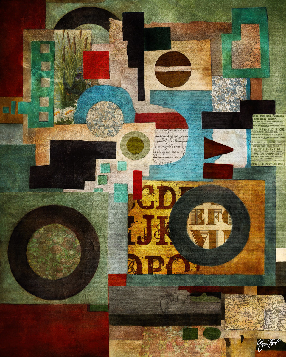 Vintage June Papers by Gina Startup