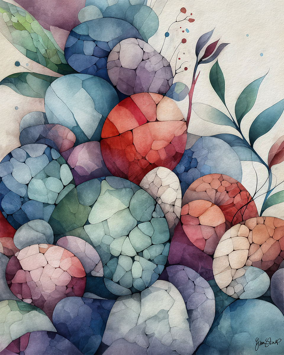 Rocky Sea by Gina Startup 