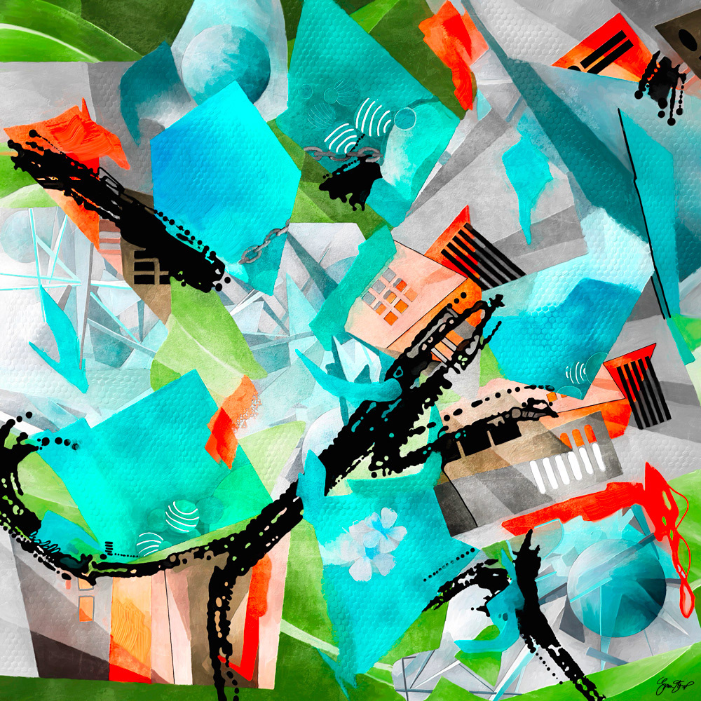 Abstract art by Gina Startup