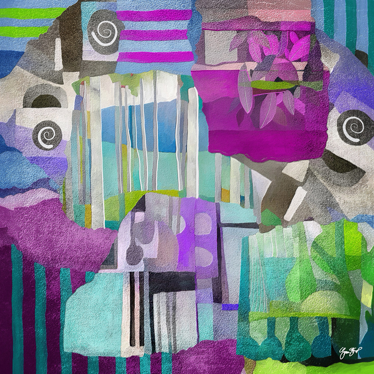 Abstract art by Gina Startup