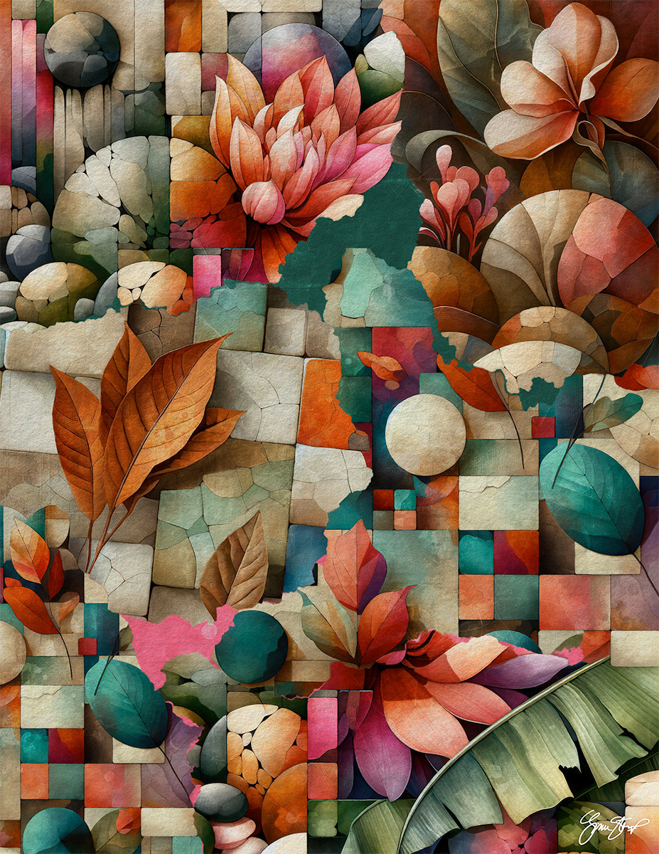 Tropical Autumn by Gina Startup 