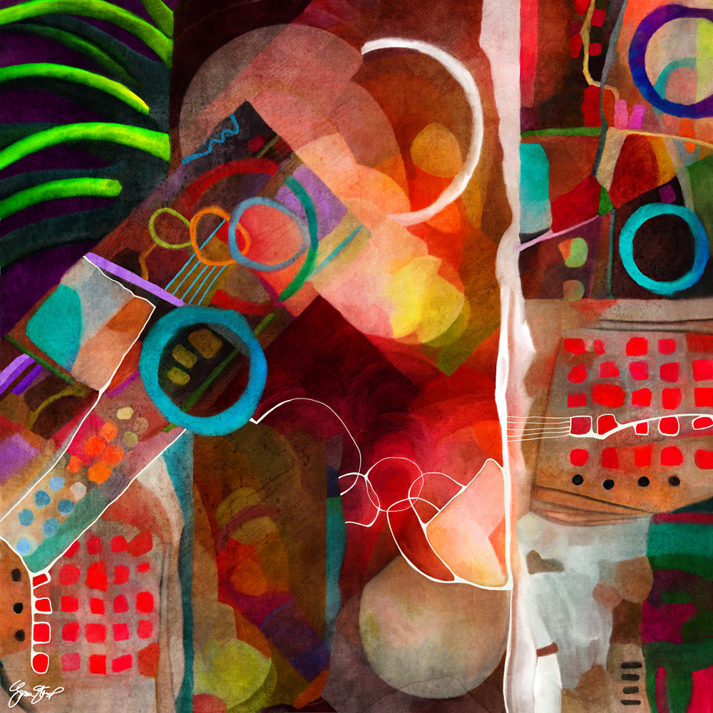 Abstract art by Gina Startup