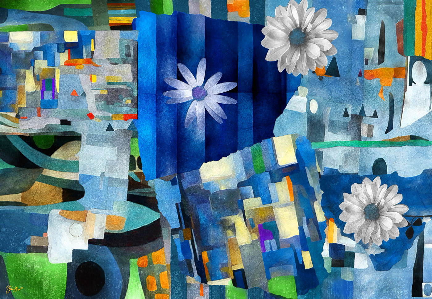 Blue Morning by Gina Startup 