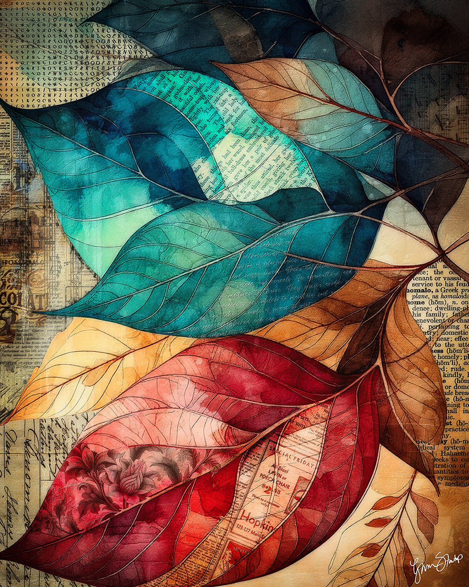 A Fragment of a Leaf by Gina Startup 