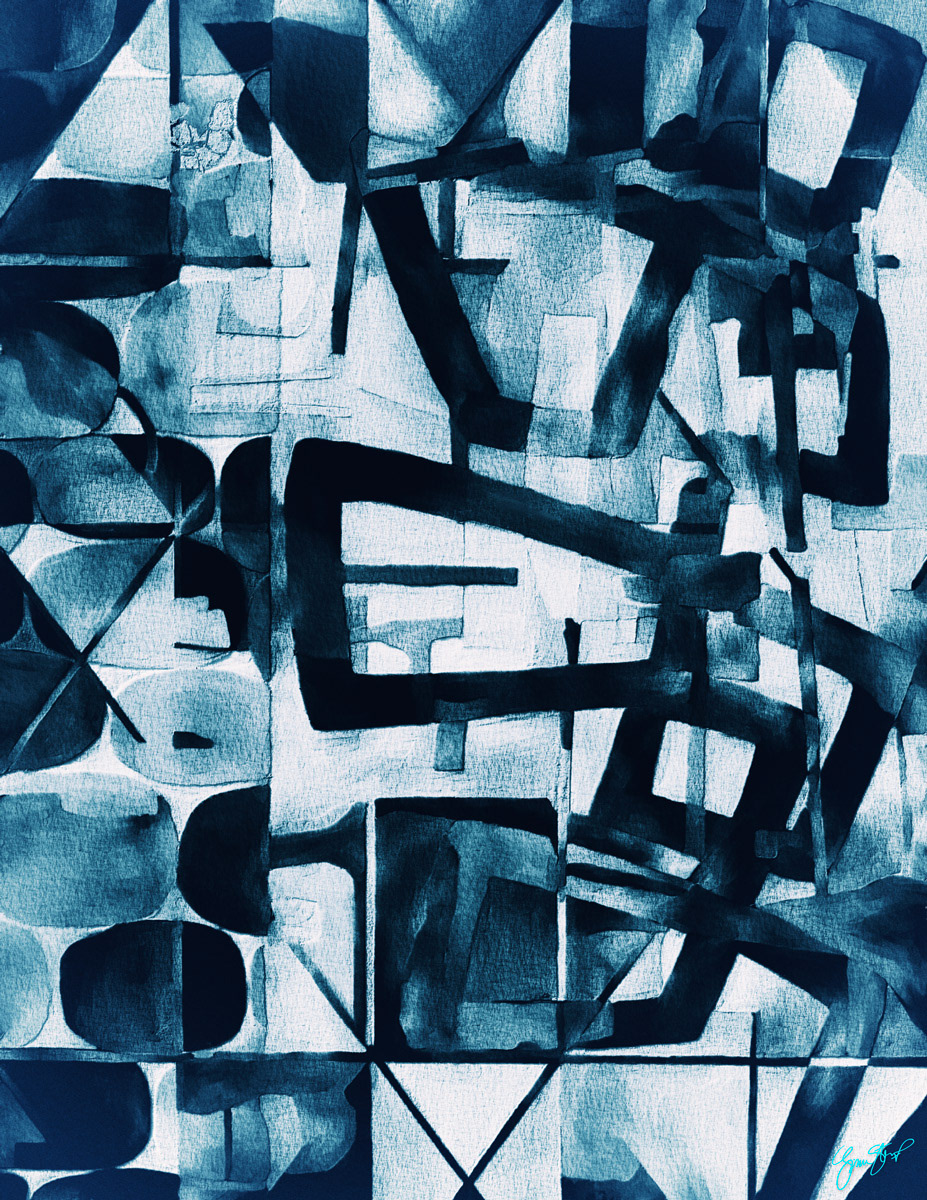Blue Shadows by Gina Startup