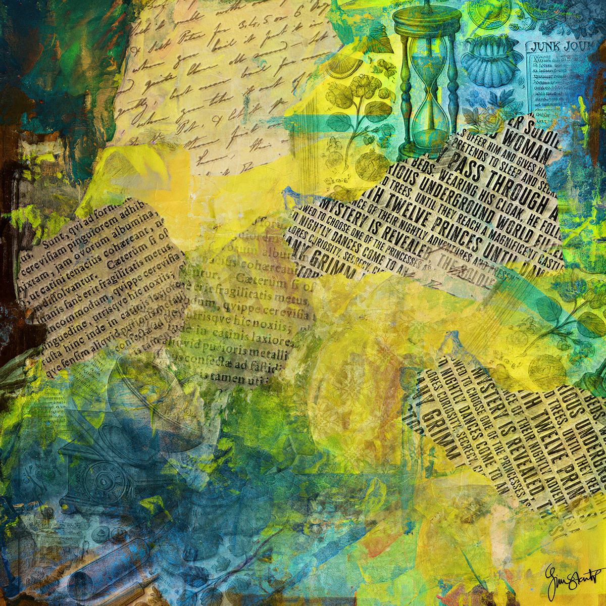 Yellow Currents by Gina Startup 