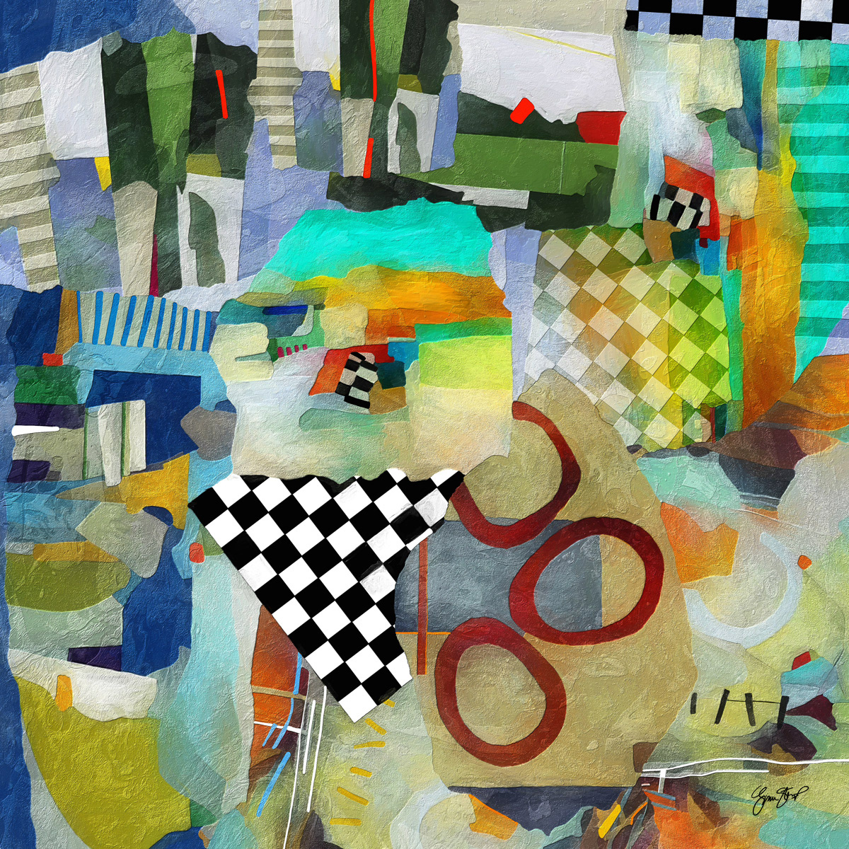 Abstract art by Gina Startup