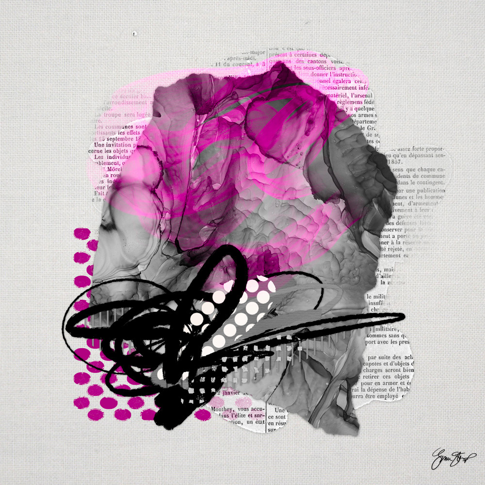 Swiss Paper Collage by Gina Startup