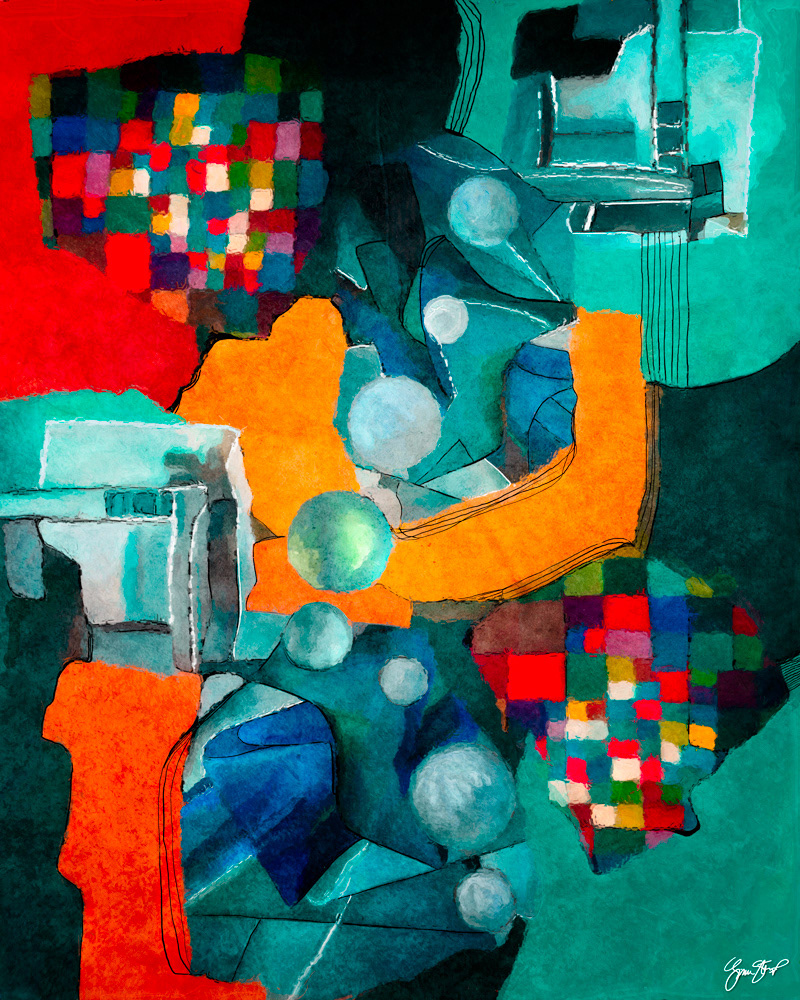 Abstract art by Gina Startup