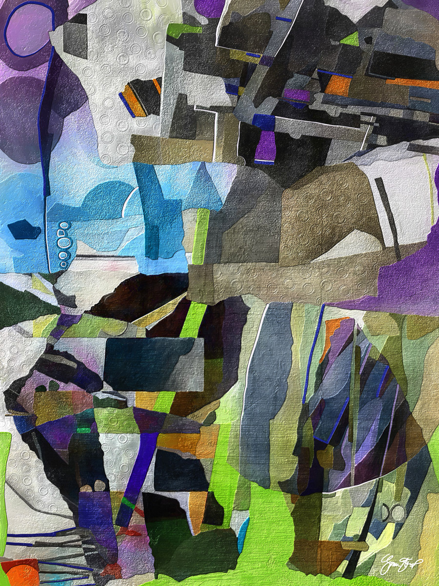 Abstract art by Gina Startup 