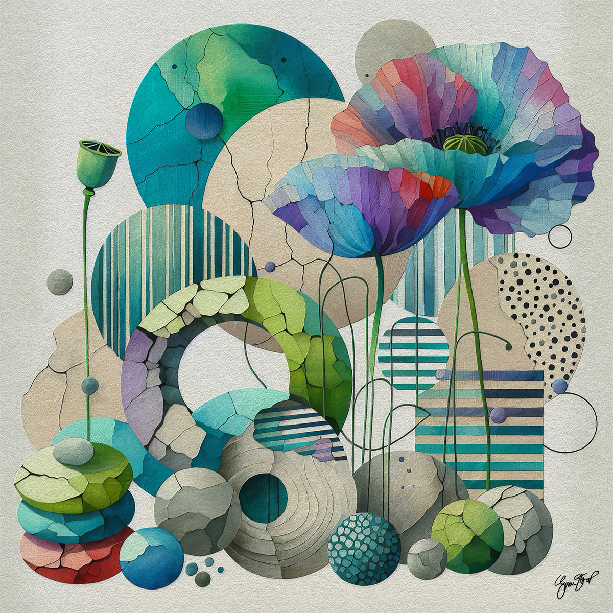 Capture the Essence of Blue by Gina Startup 