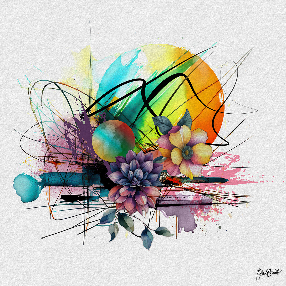 Rainbow Moon by Gina Startup