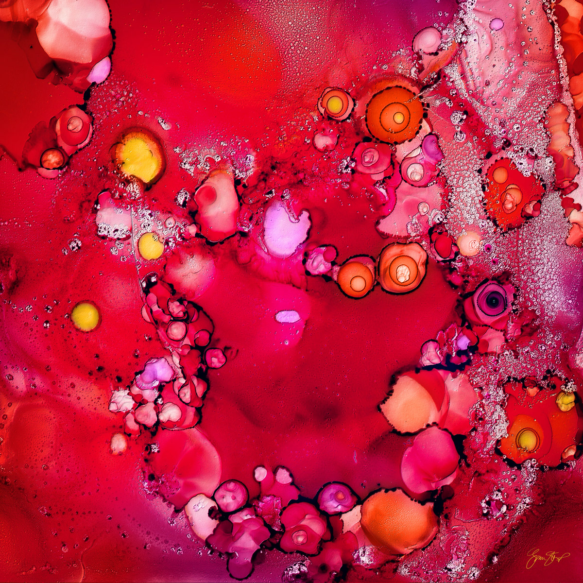 Spiraling Red