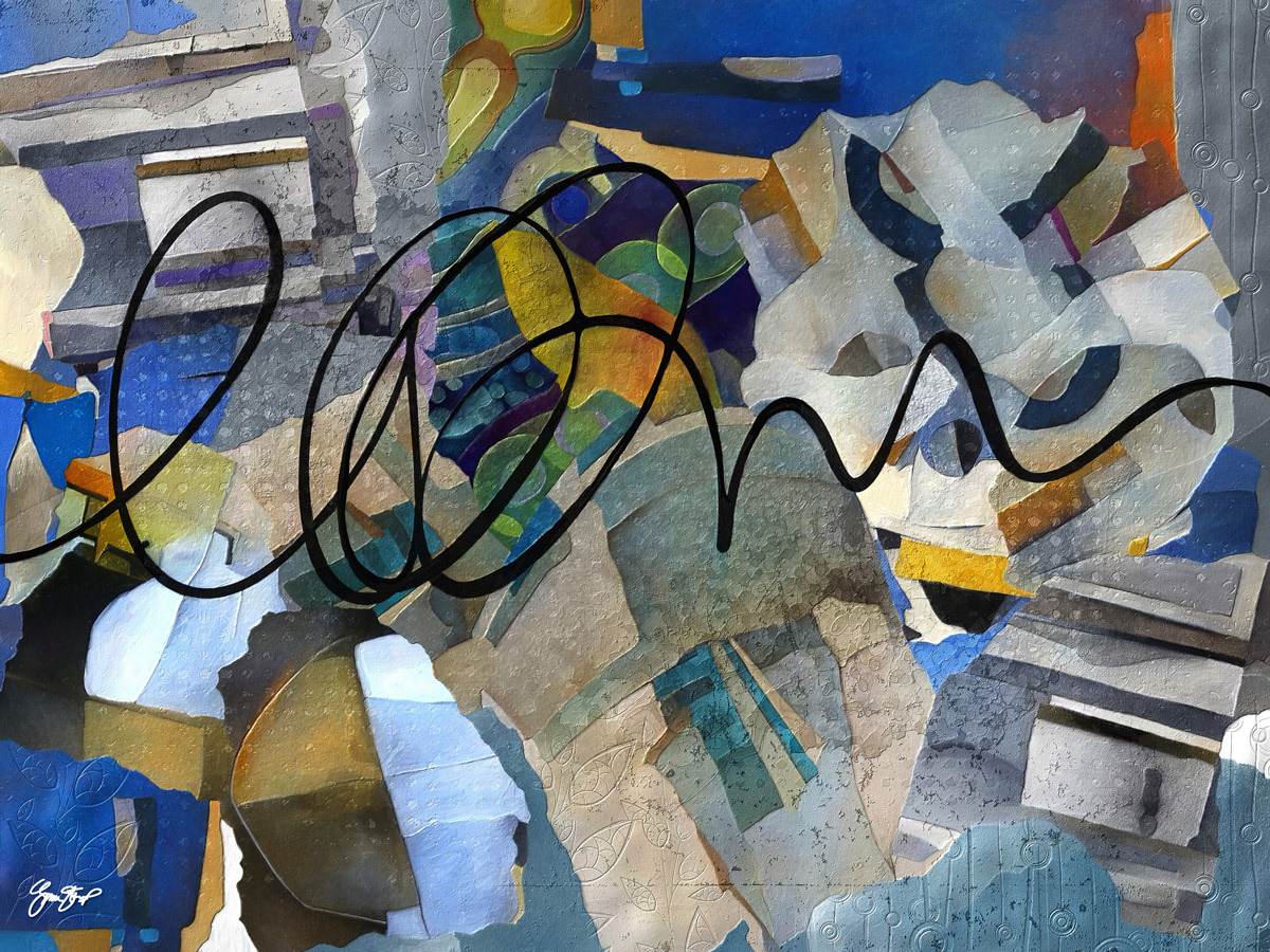 Abstract art by Gina Startup