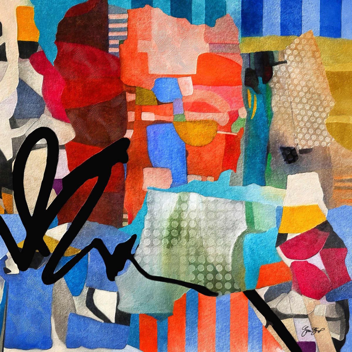 Abstract art by Gina Startup