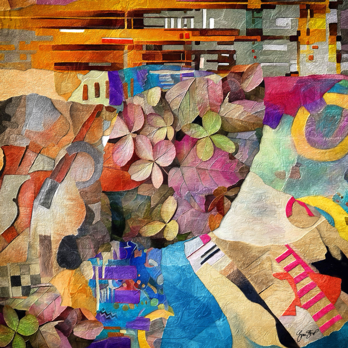 Abstract art by Gina Startup 
