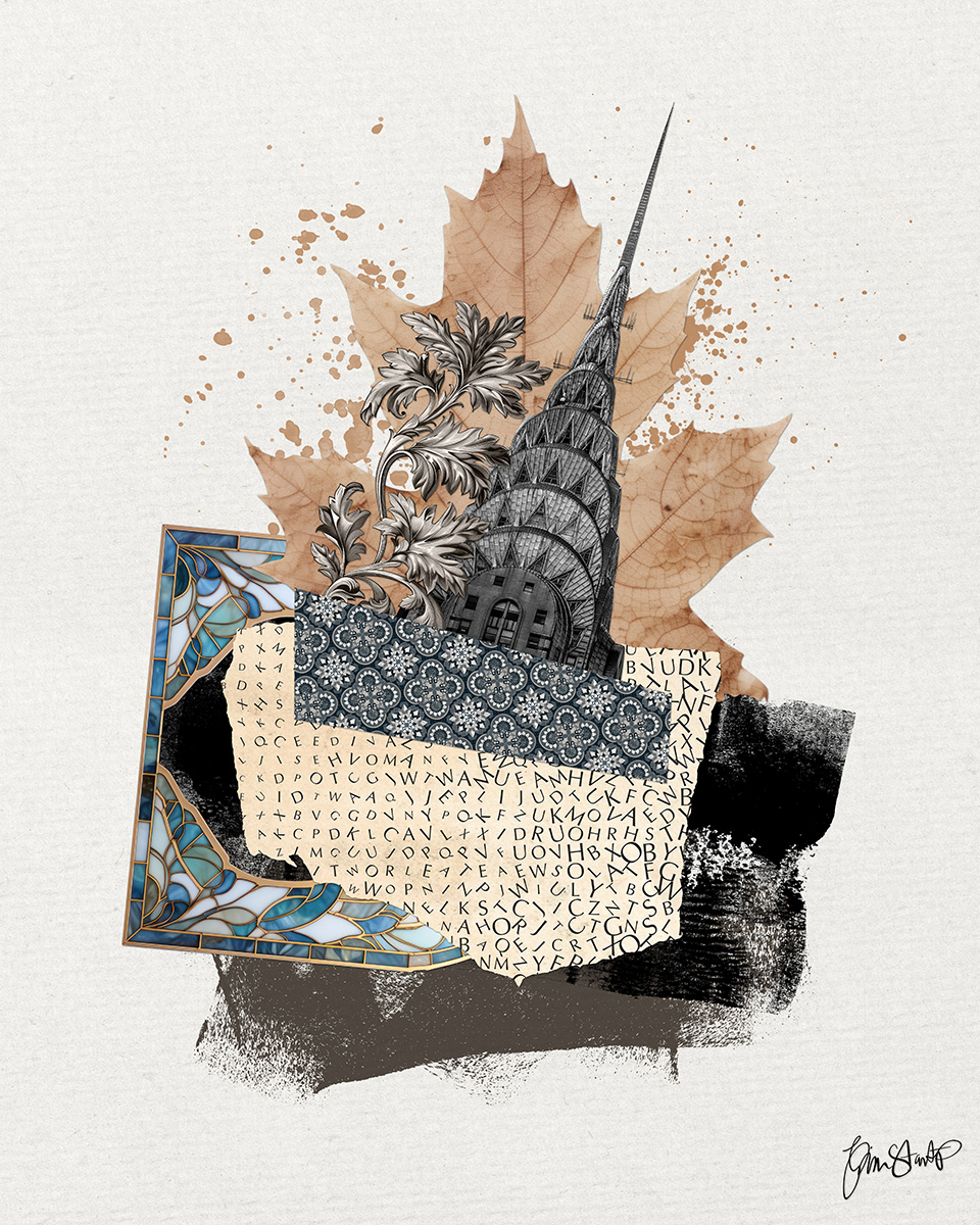 Autumn Art Deco by Gina Startup 